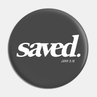 Saved Faith Christian Streetwear Shirt Pin