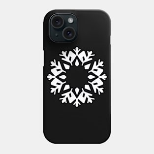 Minimalist Snowflake Design Phone Case