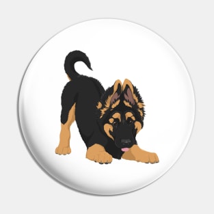 German Shepherd Puppy Pin