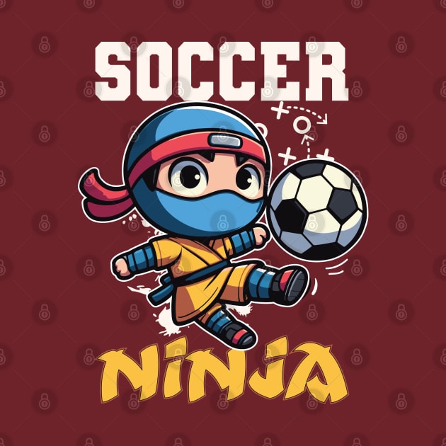 Funny Soccer Ninja Player Football Lover by hippohost