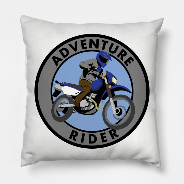 Adventure Rider Dual Sport Pillow by BadgeWork