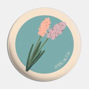 Hyacinth flowers in pink and purple Pin