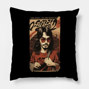 steely /// retro vektor -style japan v2 Pillow