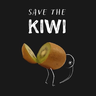 Kiwi Vogel Nationaltier New Zealand Animal Welfare T-Shirt