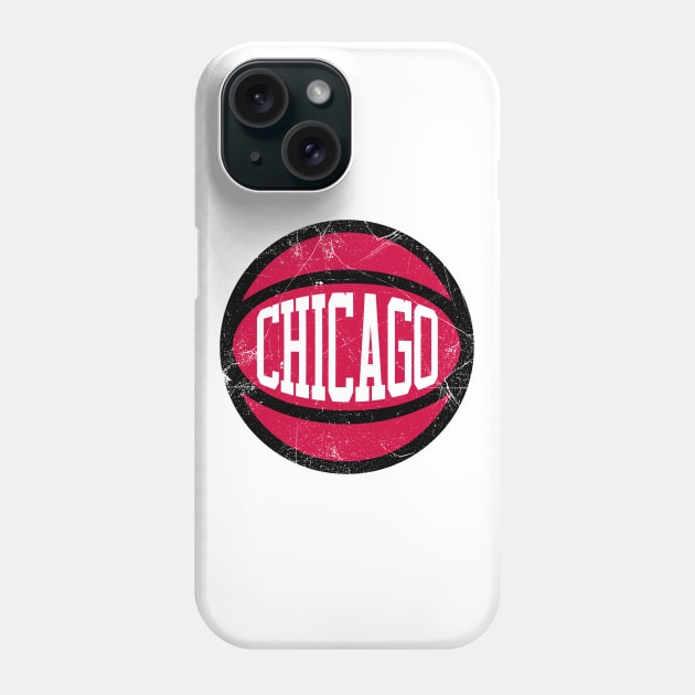 Chicago Retro Ball - White Phone Case by KFig21