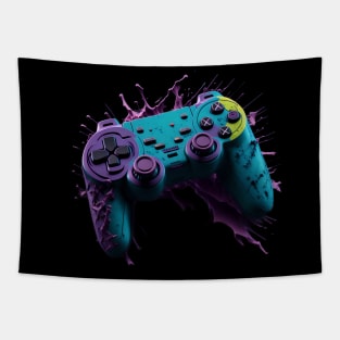 Controller paint splashed Tapestry