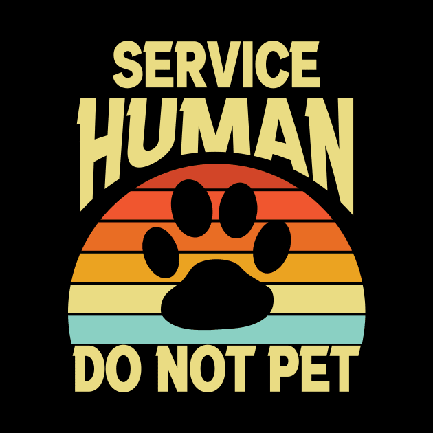 Service human do not pet by Sabahmd