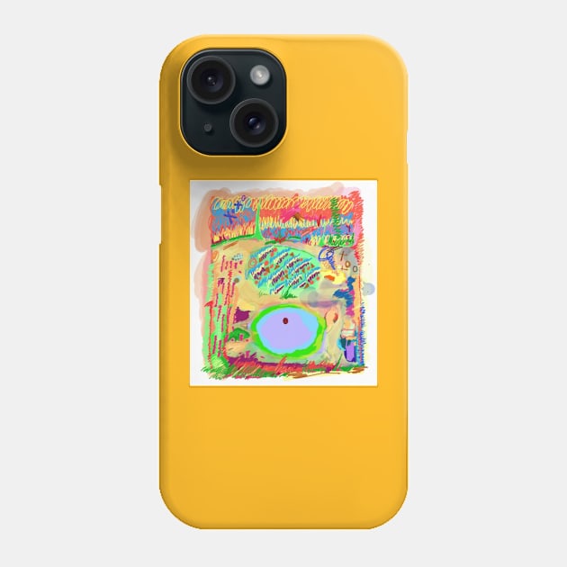 Colourful Swamp Phone Case by Kitty et Hana