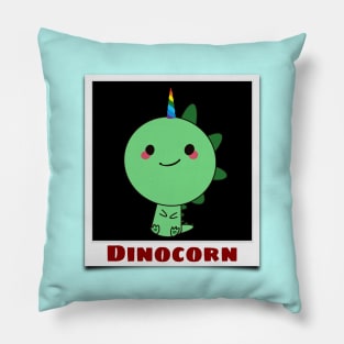 Dinocorn - Cute Dinosaur Pun Pillow