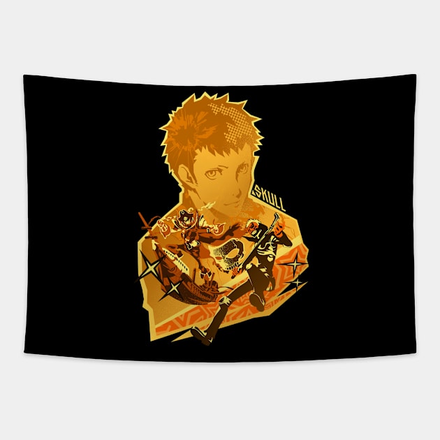 Ryuji Sakamoto Persona 5 Tapestry by plonkbeast