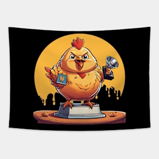 champion fat chicken Tapestry