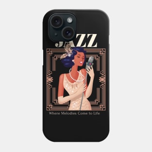 Jazz, Where Melodies Come to Life Phone Case