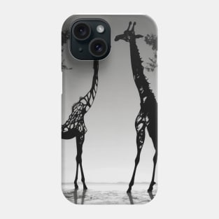 Girrafe Shadow Silhouette Anime Style Collection No. 153 Phone Case