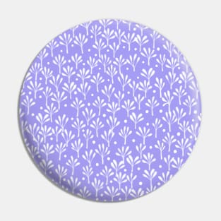 White flowers on purple background Pin