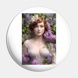 Lady Lilac Pin