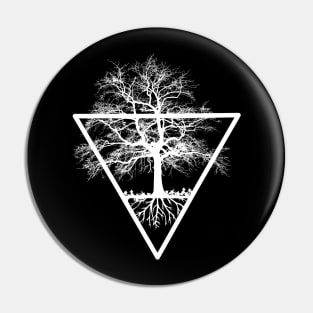 Witches Earth Symbol Pin