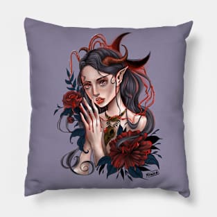 Red Moon Pillow