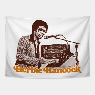 Herbie Hancock ----- Retro Jazz Design Tapestry