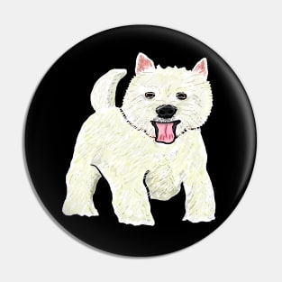 Westie West Highland White Terrier Pin