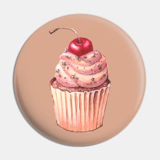 Creamy Cupcake Pin