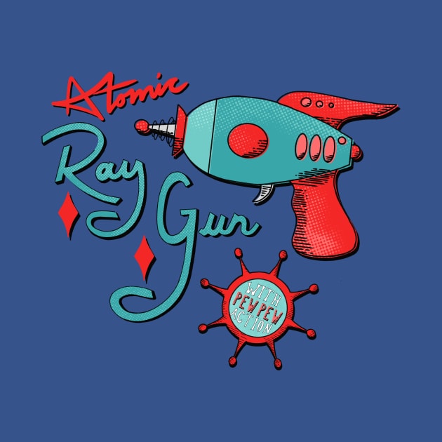 Atomic Toy Ray Gun by ksrogersdesigns