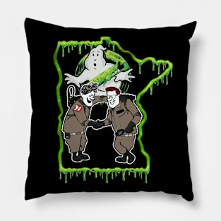 Twin Cities Ghostbusters Slime Logo Plain Pillow