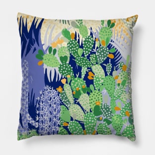 Cactus Lover's Garden Pillow