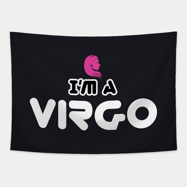 im a virgo Tapestry by ThyShirtProject - Affiliate