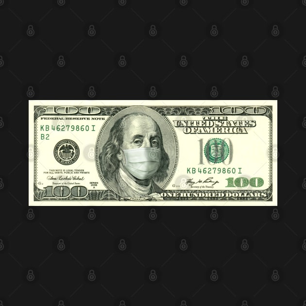 Pandemic 100 Dollar Bill by Peter Awax