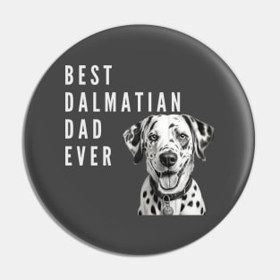 Best Dalmatian Dad Pin