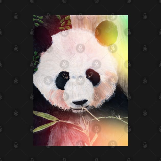 Panda Bear by teenamarie23art