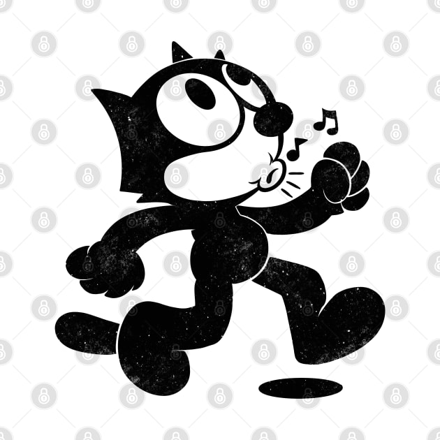 Felix The Cat Keep Walking by Allotaink