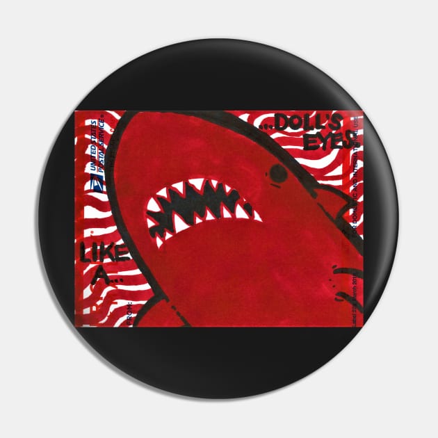 Monologue Shark Pin by Phosfate