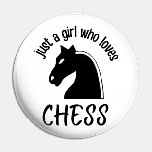 just a girl who loves chess Pin