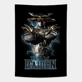 Team Raiden Mortal Kombat Pro Kompetition Tapestry