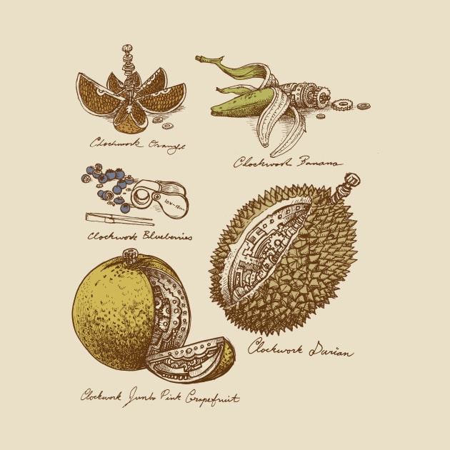 Clockwork Fruit by ANTICLOTHESdotCOM