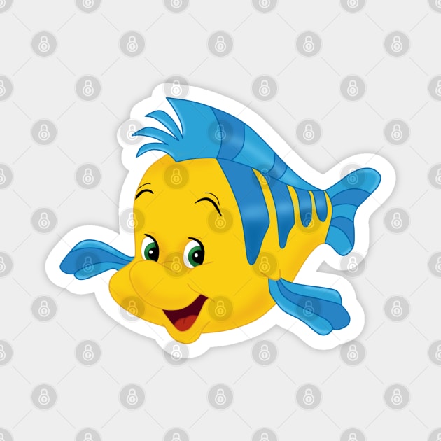 Flounder Magnet by Megan Olivia