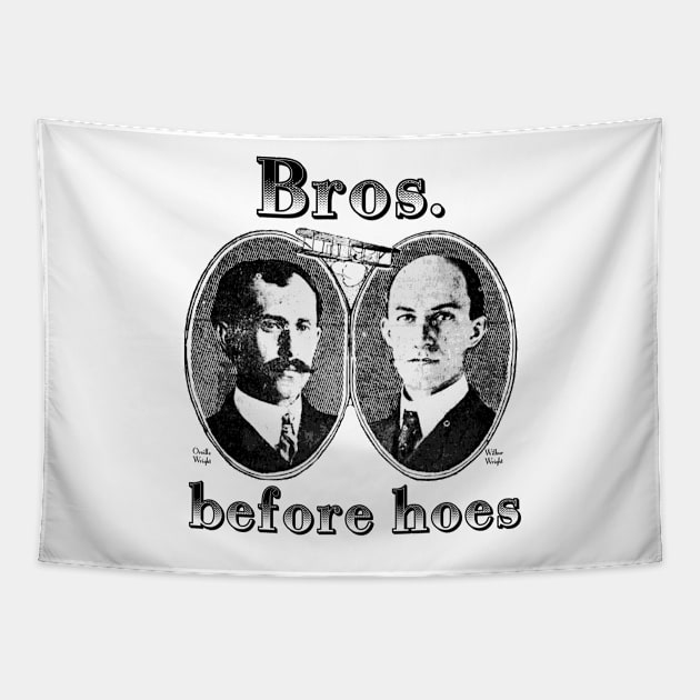 Bros Before Hoes Wright Brothers Tapestry by CeeGunn