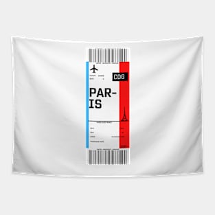 Boarding pass for Paris Tapestry