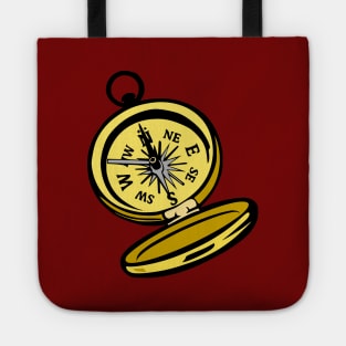 Compass Design Tshirt Tote