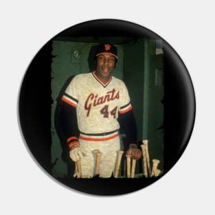 Willie McCovey - Left Oakland Athletics, Signed With San Francisco Giants Pin