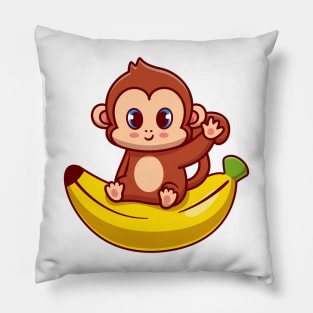 Cute Kawaii Monkey Pillow