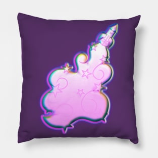 Rocket Rainbows (Princess Pink) Pillow