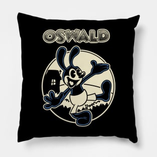 Oswald The Lucky Rabbit Keep Walking 1927 Pillow