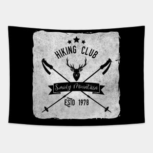 Smoky Mountain Hiking Club (light) Tapestry