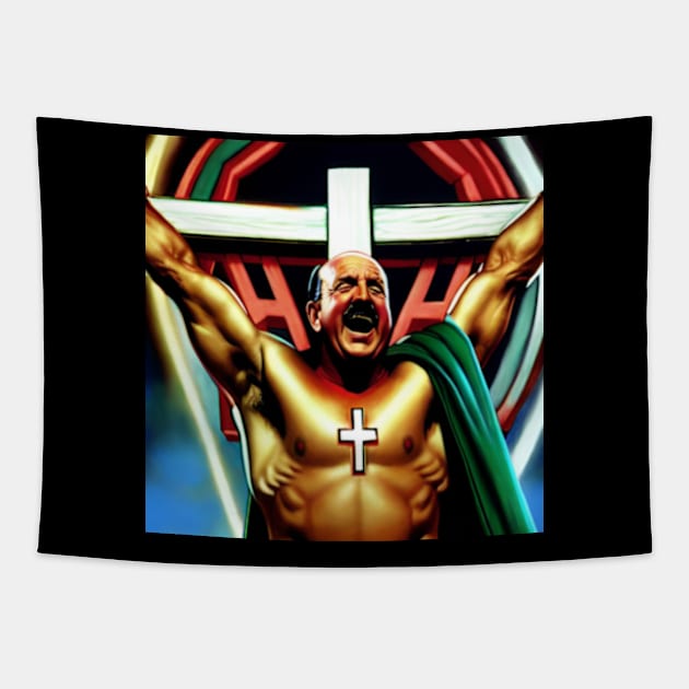 They Crucified Mean Gene! Tapestry by Uncle Jennifer’s Clothes Fridge