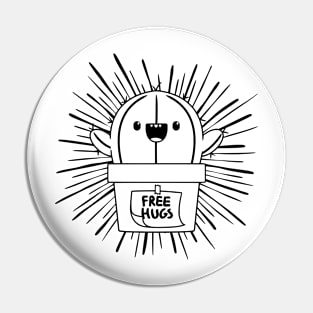 Free Hugs Pin