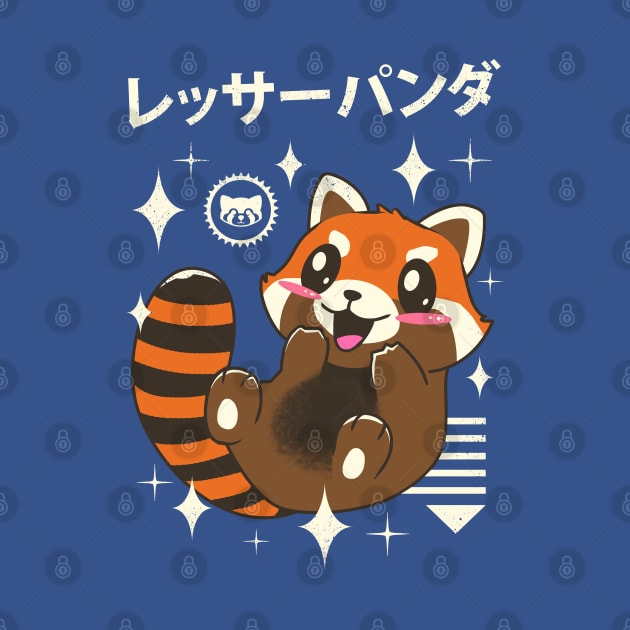 Kawaii Red Panda by Vincent Trinidad Art