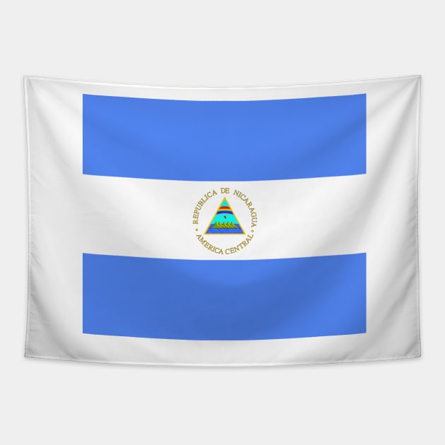 Nicaragua flag Tapestry by flag for all