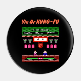 Mod.2 Arcade Yie ar Kung-Fu Video Game Pin